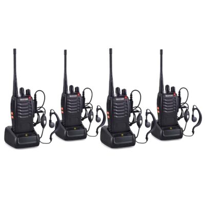 Baofeng Walkie Talkie  BF-888S 2 Pair with earpiece